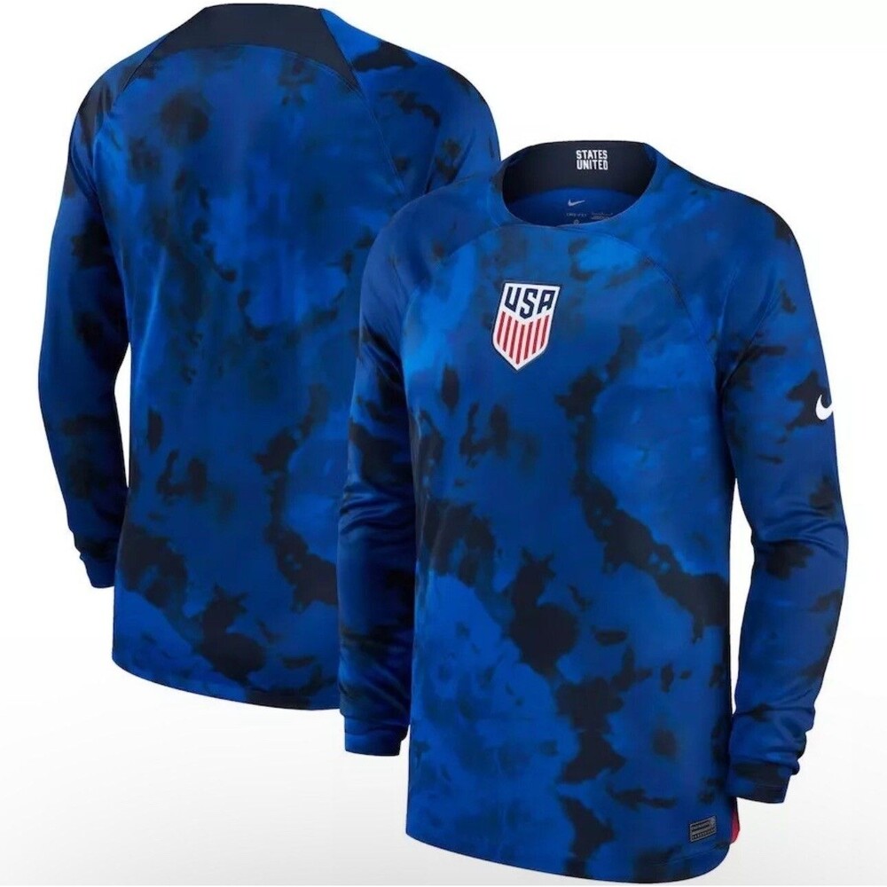 Nike Dri-FIT 2022-23 USA Men’s Medium Stadium Away Soccer Jersey DN0671-452 New
